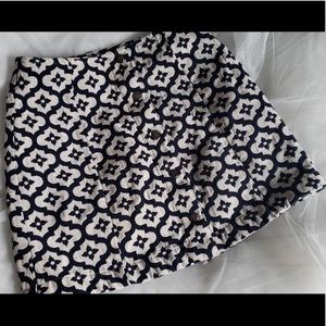 Topshop Button-up A-line Skirt